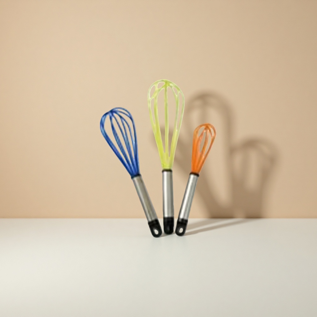 Colorful egg beater, stainless steel manual egg beater, kitchen baking tool, multiple colors to choose from details Picture