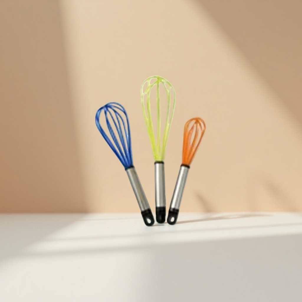 Colorful egg beater, stainless steel manual egg beater, kitchen baking tool, multiple colors to choose from Specification image