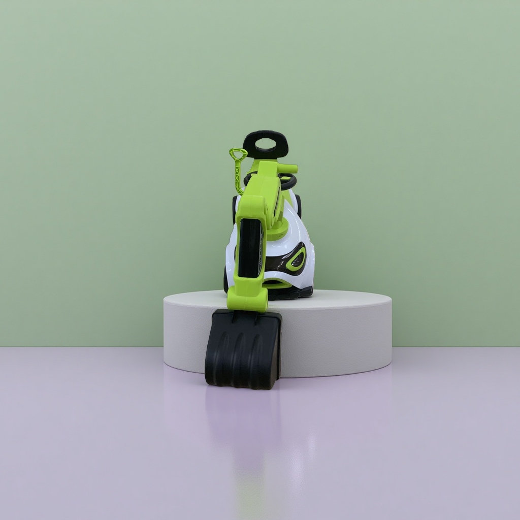 绿色挖掘机玩具车产品图