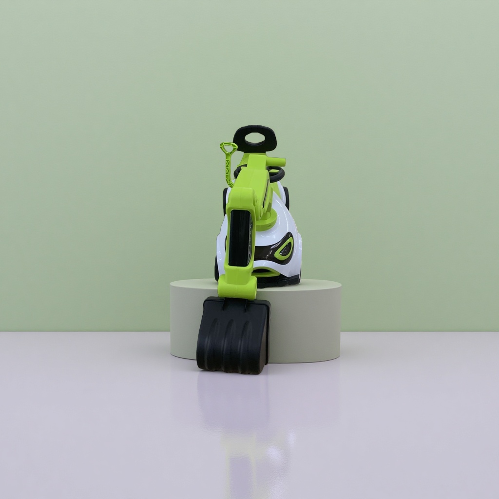 Excavadora verde coche de juguete ABS material de protección del medio ambiente granular grande baby early learning engineering car details Picture