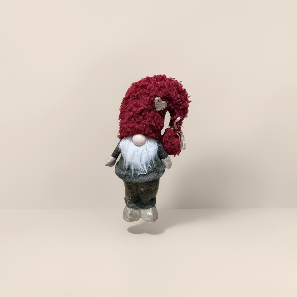 Red plush Christmas dwarf doll hat decorative item Application Scenario