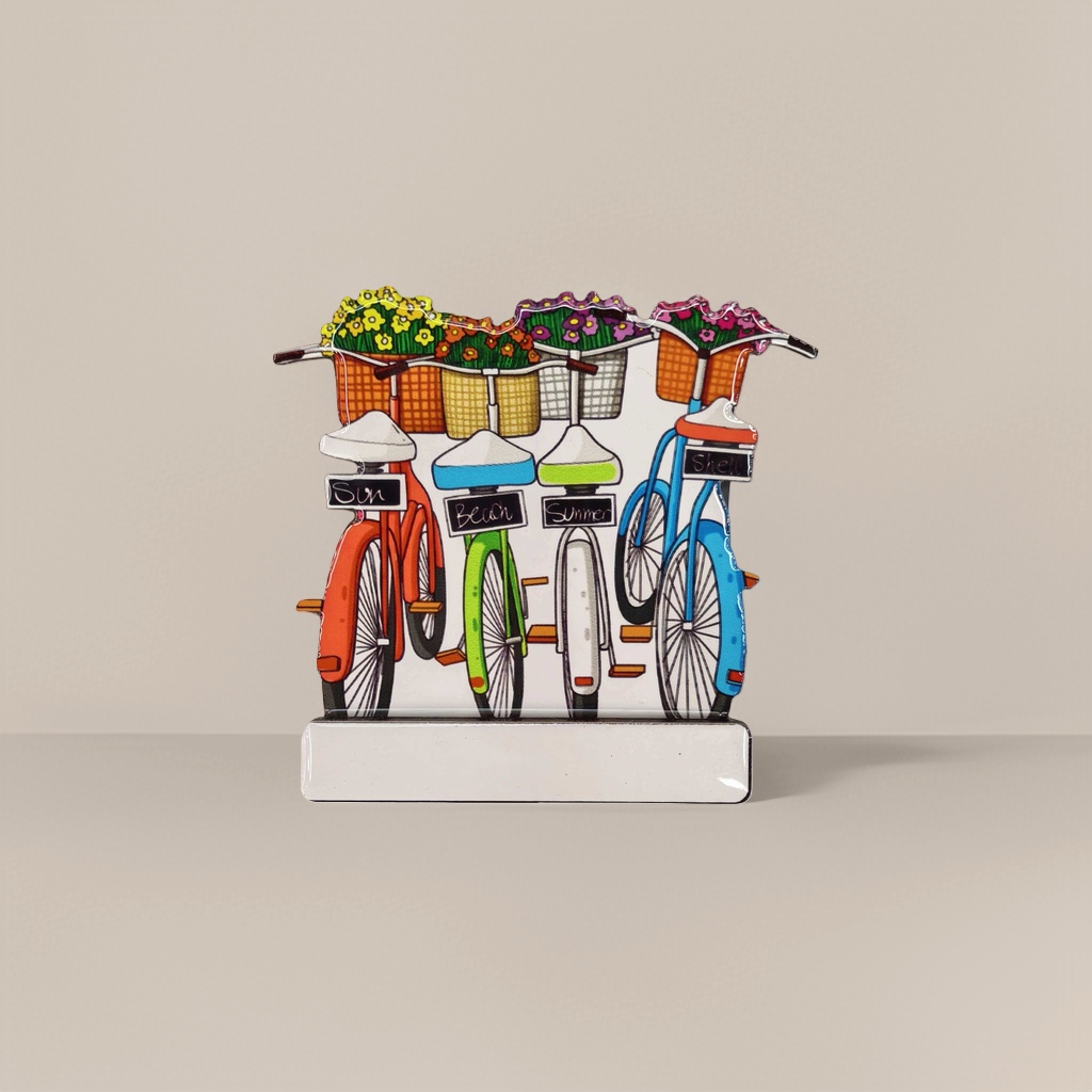 زخارف دراجات ملونة مزودة بملاصق أجراس Specification image