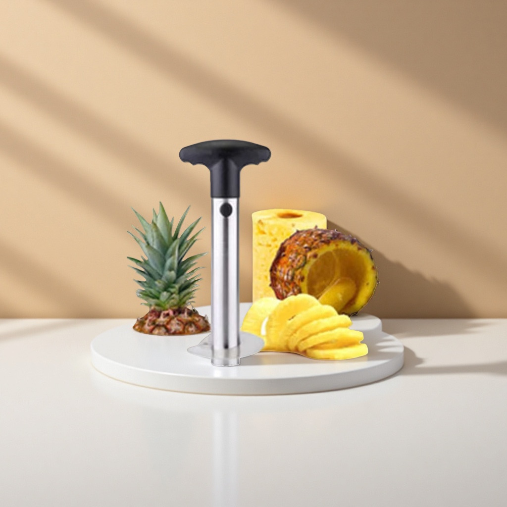 银色菠萝削皮器产品图