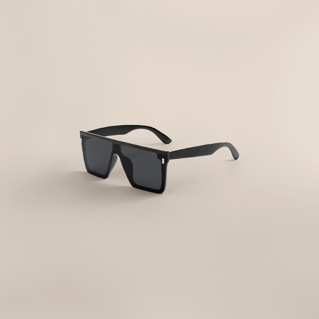 Black square sunglasses are fashionable and versatile, as well as anti-ultraviolet polarized sunglasses