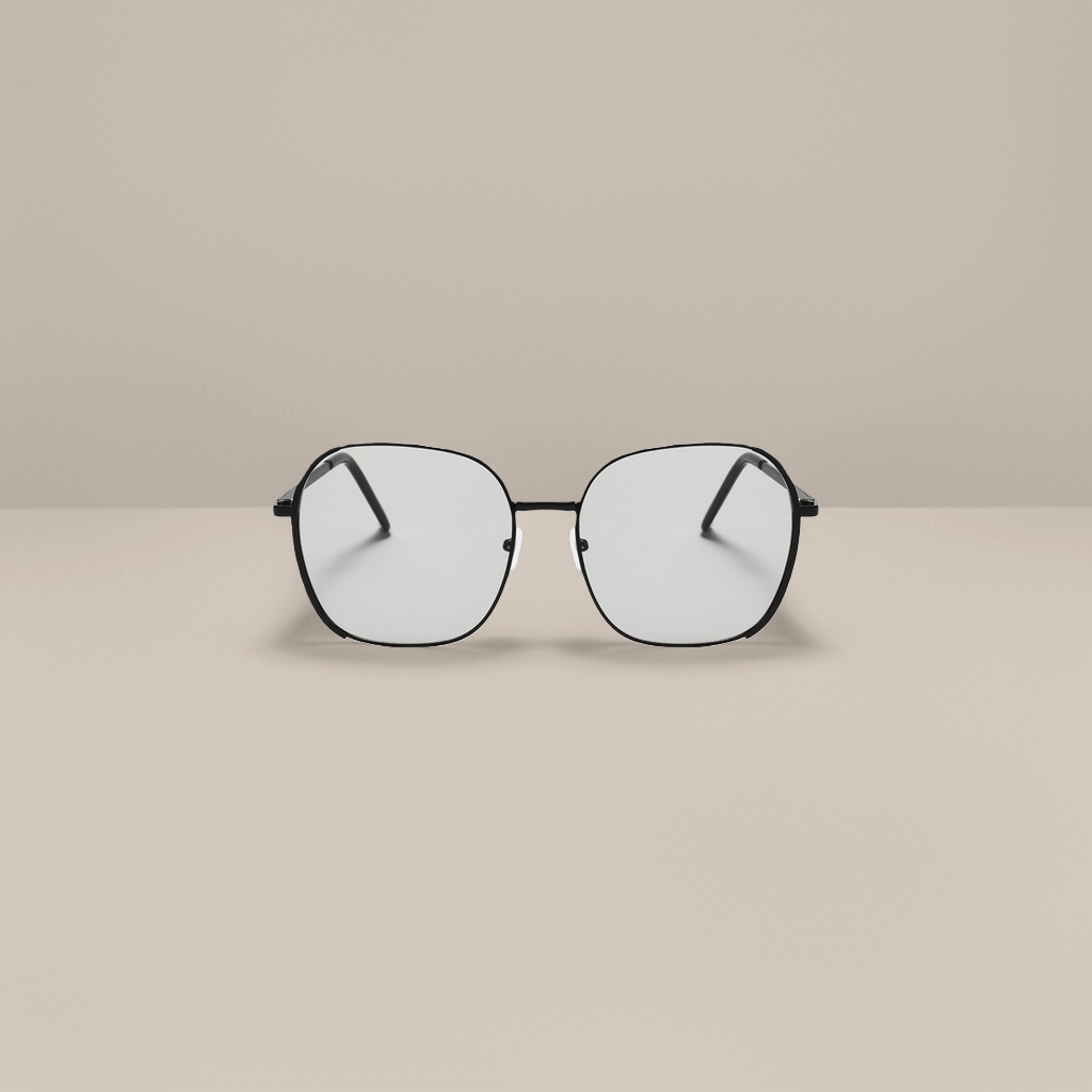 Black-framed and grey lens sunglasses, fashionable UV-resistant polarized sunglasses