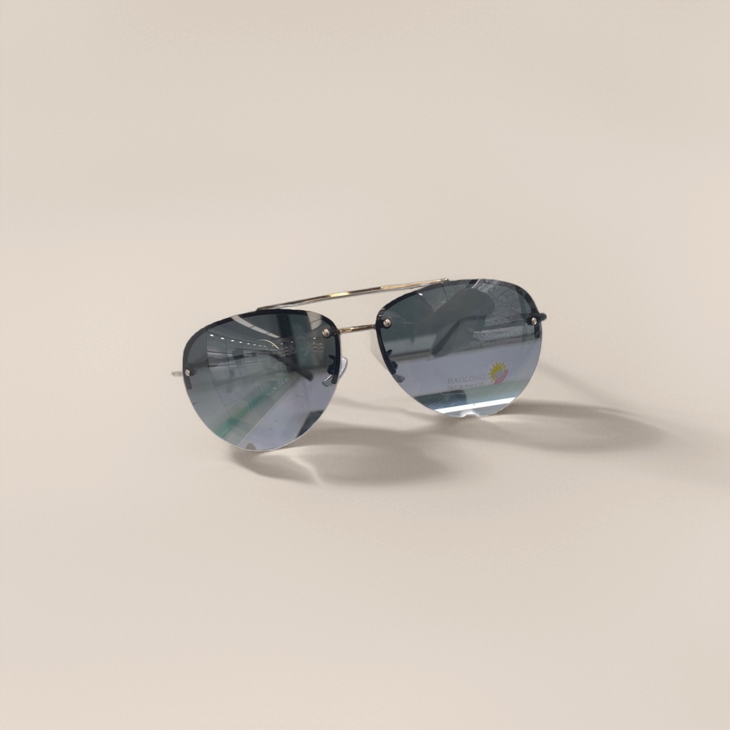 Black frame and golden eyebrow bridge sunglasses are fashionable and versatile, with UV protection and polarized light Application Scenario