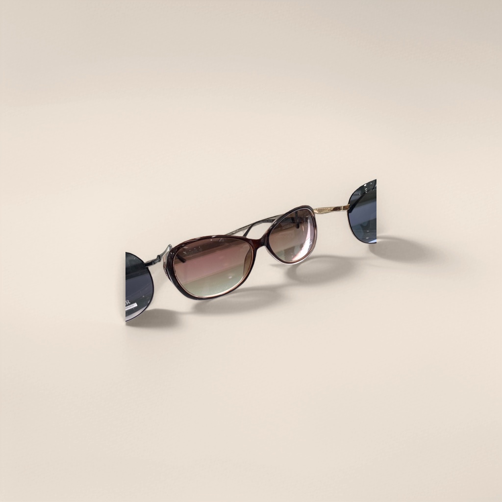 Brown gradient lens sunglasses, lightweight TR90 material, anti-glare, essential for outdoor cycling