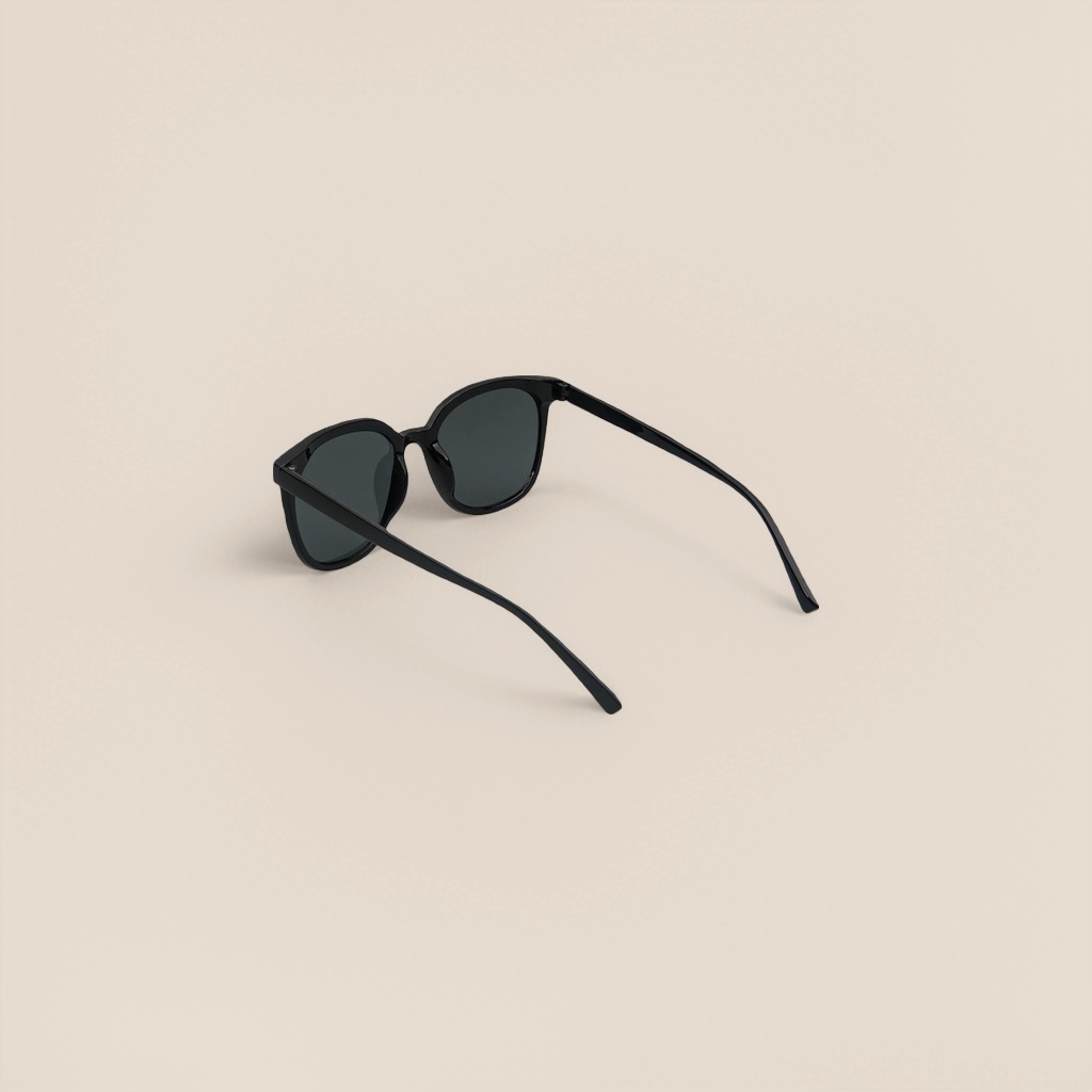 Black sunglasses, fashionable polarized sunglasses, UV protection, large-frame trendy style Specification image