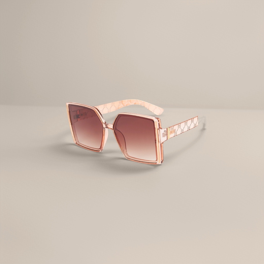 Pink gradient lens sunglasses, fashionable UV-resistant polarized sunglasses, suitable for both men and women Application Scenario