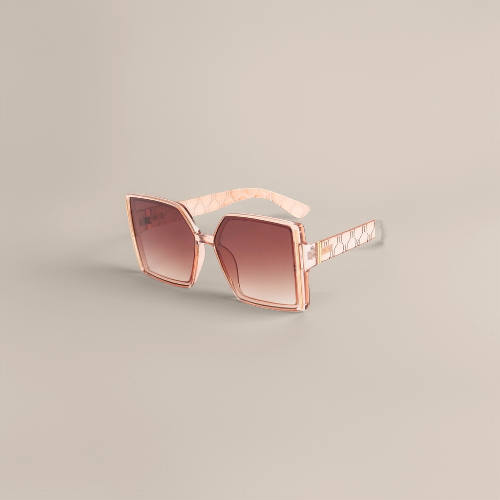 Pink gradient lens sunglasses, fashionable UV-resistant polarized sunglasses, suitable for both men and women