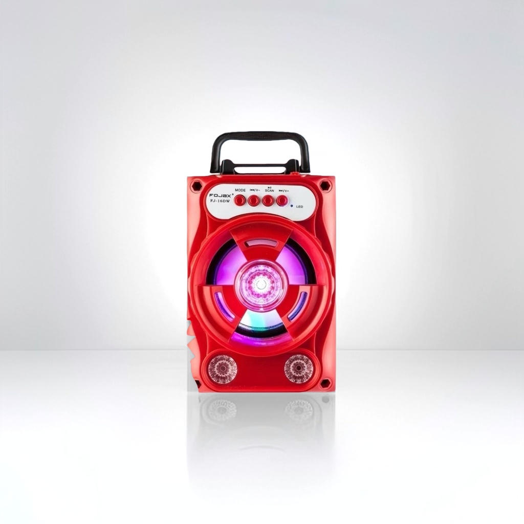 红色便携式蓝牙音箱 高音质防水迷你户外家用充电音响