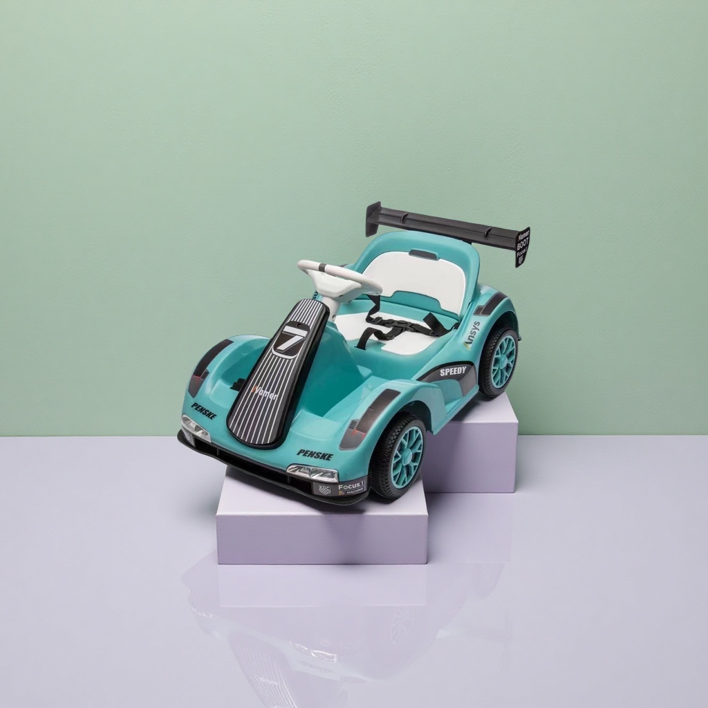 سيارة أطفال خضراء خضراء ذات ألعاب سيارات سيارات سيارات رياضية تعمل بالتحكم عن بعد Specification image