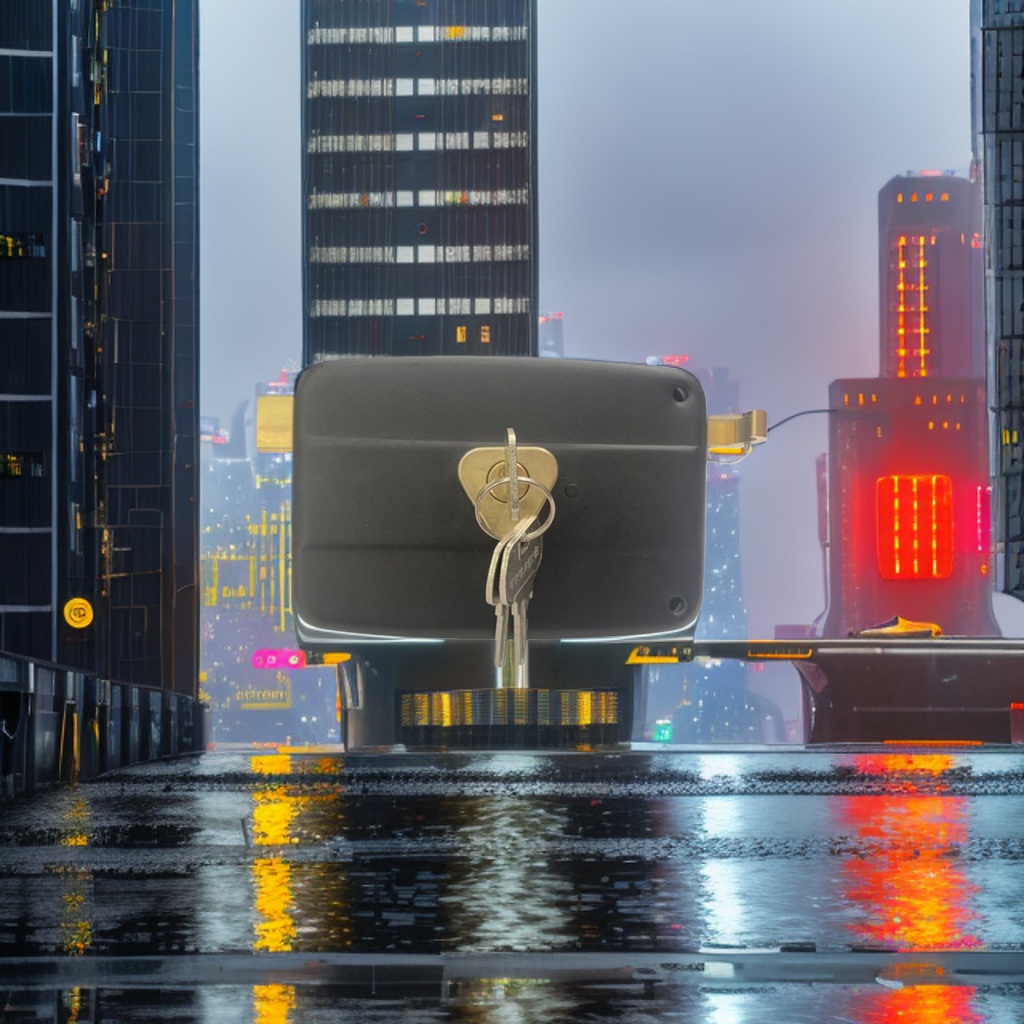 أقفال سوداء مقرونة بمفاتيح أصلية مزودة بمجموعة متنوعة من الأقفال الواقية Specification image