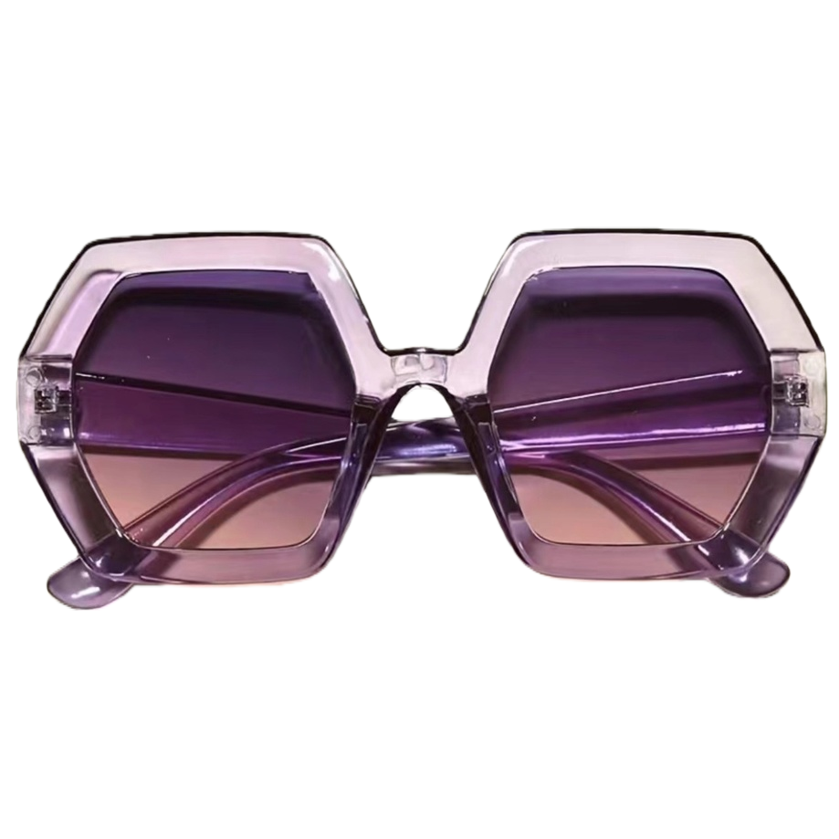 Purple gradient lentes gafas de sol moda protección uv polarizado shades Item Picture