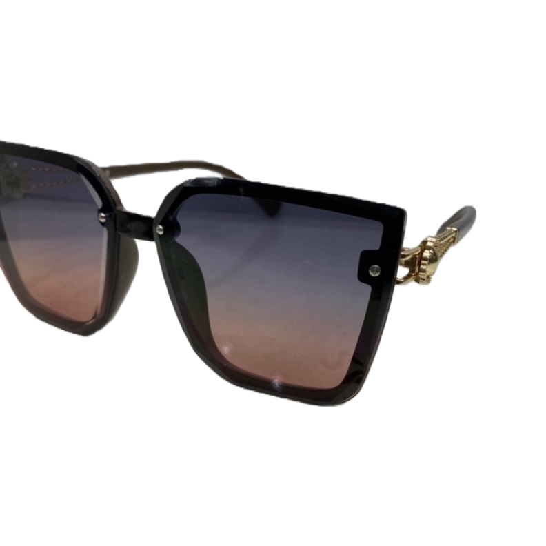 Black gradient lens sunglasses, fashionable UV-resistant polarized sunglasses Item Picture