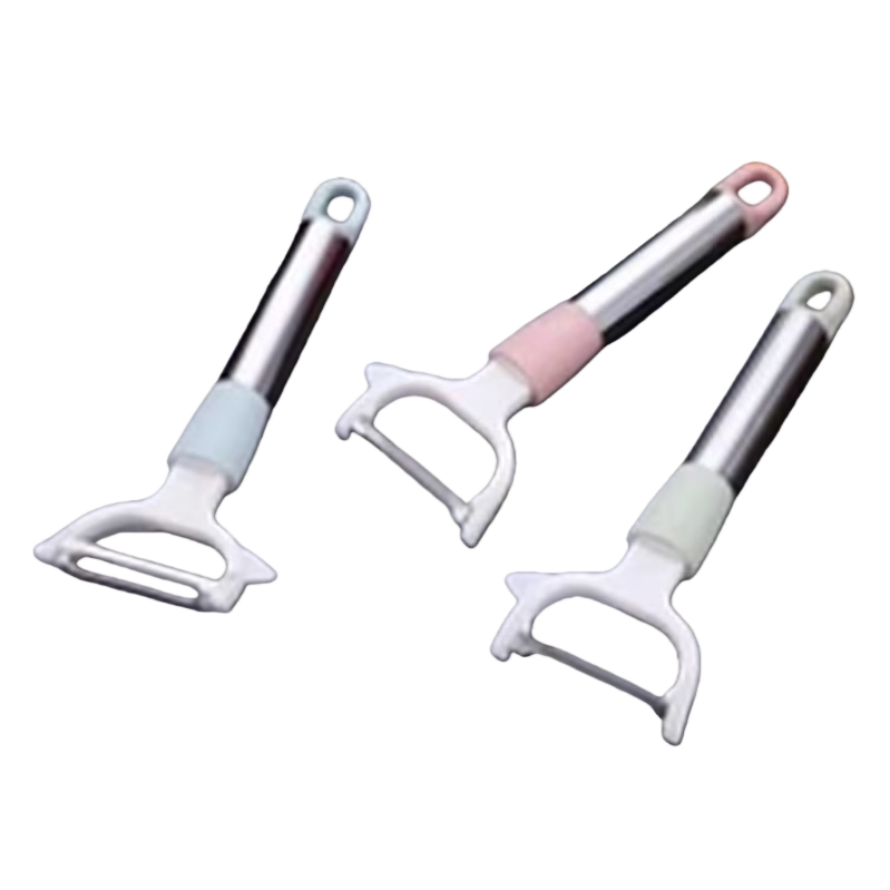 أجهزة إزالة الجلد من ثلاث مقابض ملونة من الفولاذ الصلب المقاوم للصدأ Item Picture
