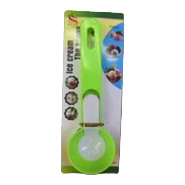 Green ice cream spoon, stainless steel scoop, ice cream and dessert special spoon, multi-functional kitchen tool Item Picture