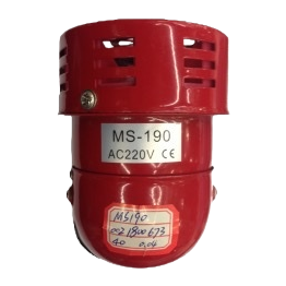 Red alarm, iron shell waterproof sound and light alarm, home and shop anti-theft emergency warning Item Picture