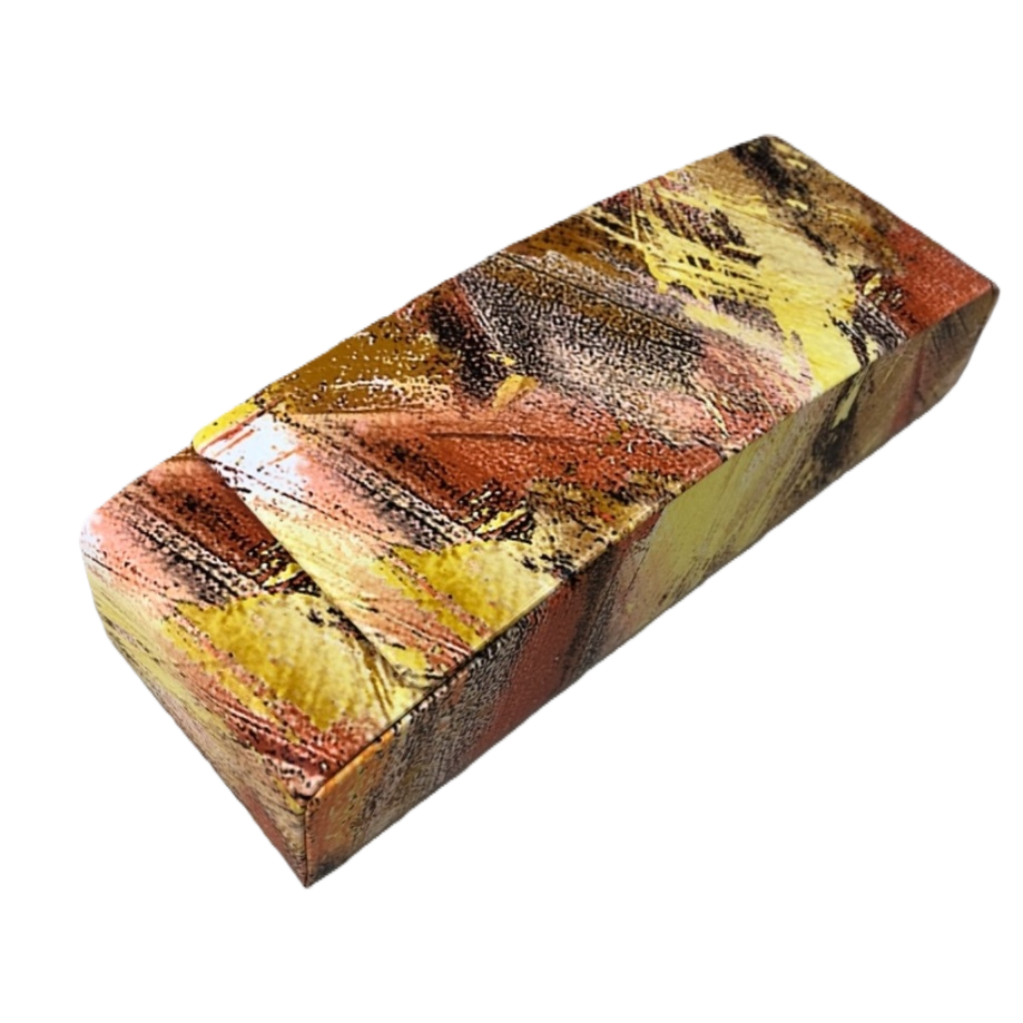 A rectangular storage box with colorful abstract patterns and a Nordic-style creative home decoration Item Picture