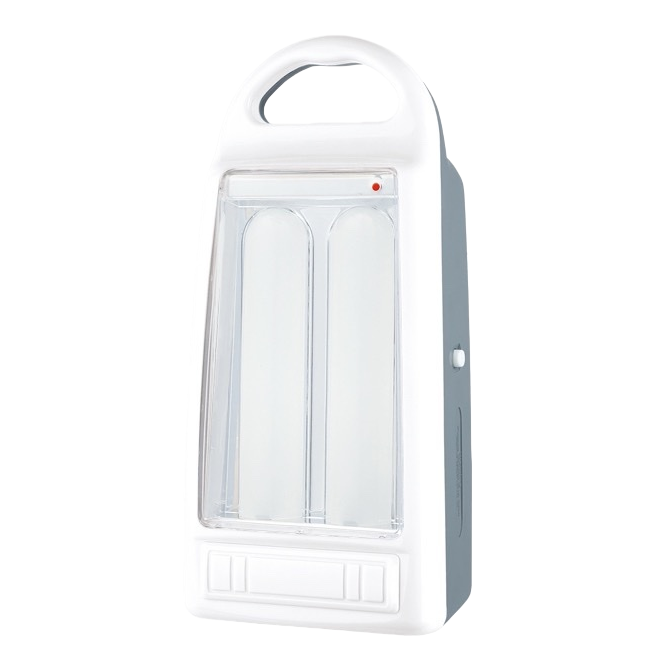 White handheld charging lamp, aluminum alloy body, 360-degree rotating lighting, outdoor camping emergency light Item Picture