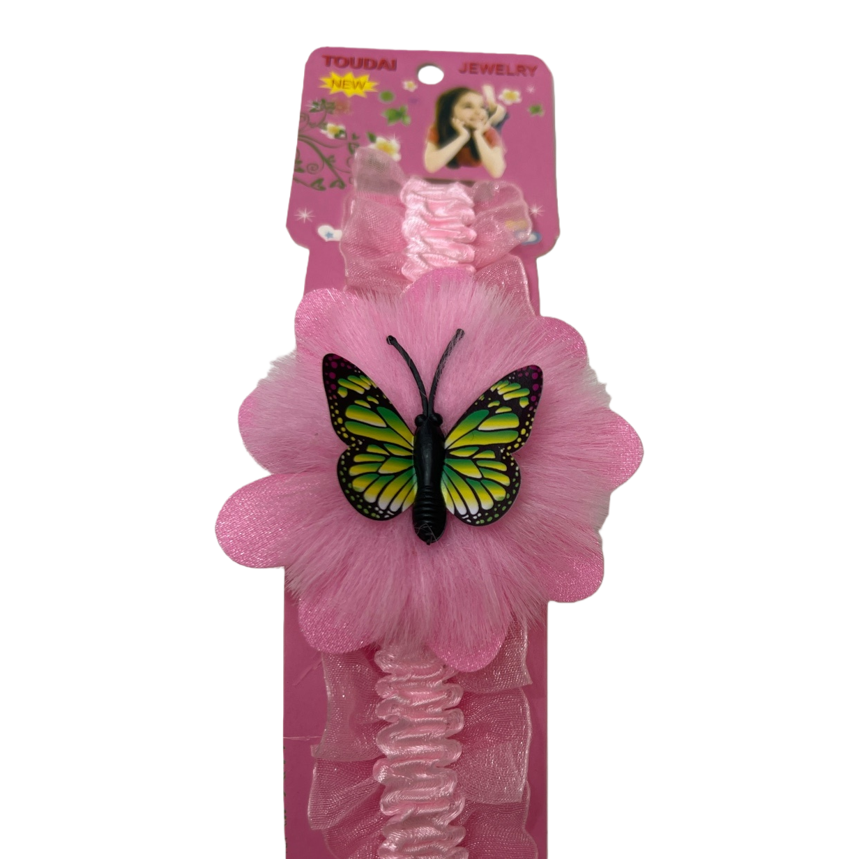 Pink bow headband is a soft and elastic headwear suitable for both girls and adults Item Picture