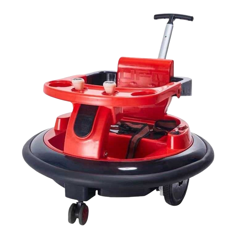 The red children's electric bumper car can rotate 360 degrees to avoid obstacles and is safe with remote control Item Picture