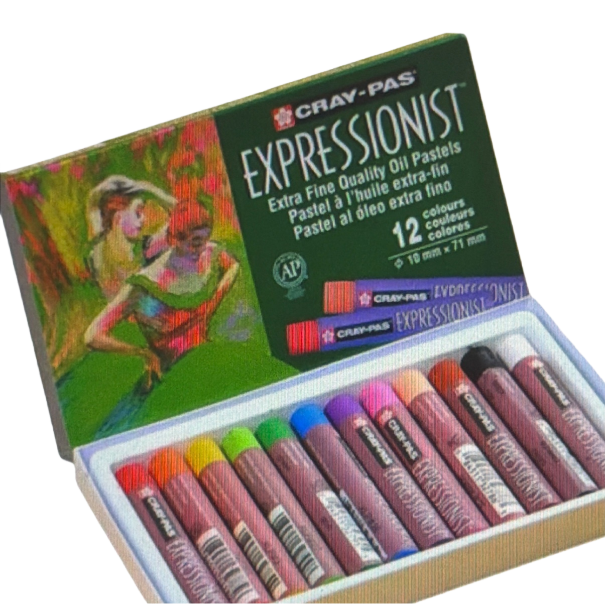 Color óleo stick box 24 colores niños dibujo pastel suministros de arte herramientas creativas graffiti Item Picture