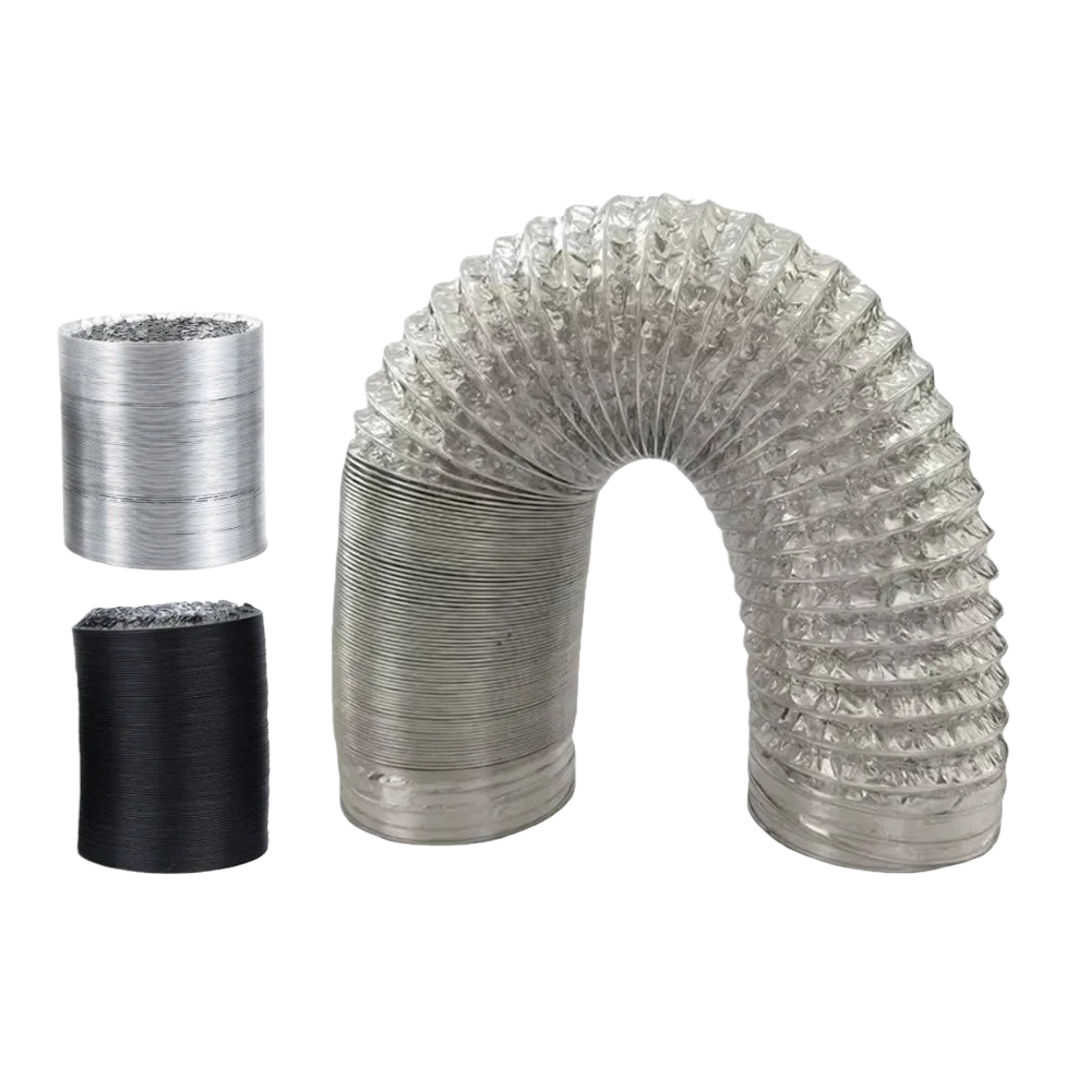 Encrypted and thickened parking heater, aluminum foil tube, exhaust pipe, ventilation pipe, telescopic pipe Item Picture