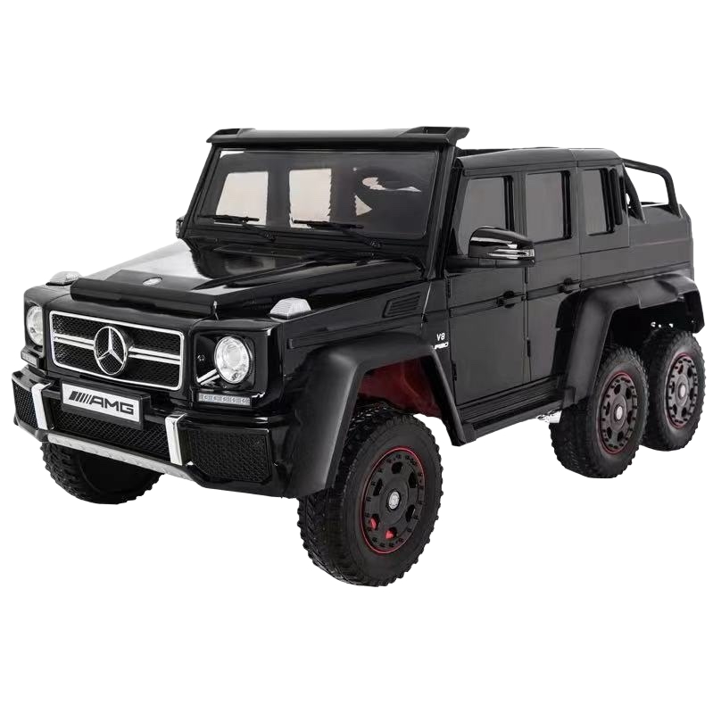 Black six-wheeled off-road vehicle, children's remote control toy car, rechargeable off-road climbing vehicle Item Picture