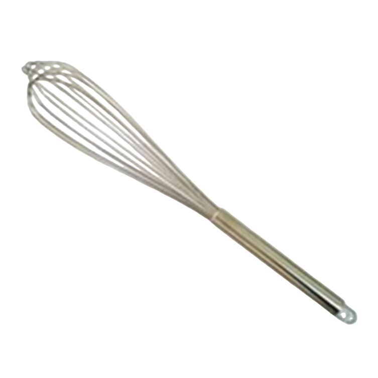 Silver metal egg beater, kitchen baking manual blender, stainless steel, corrosion-resistant Item Picture
