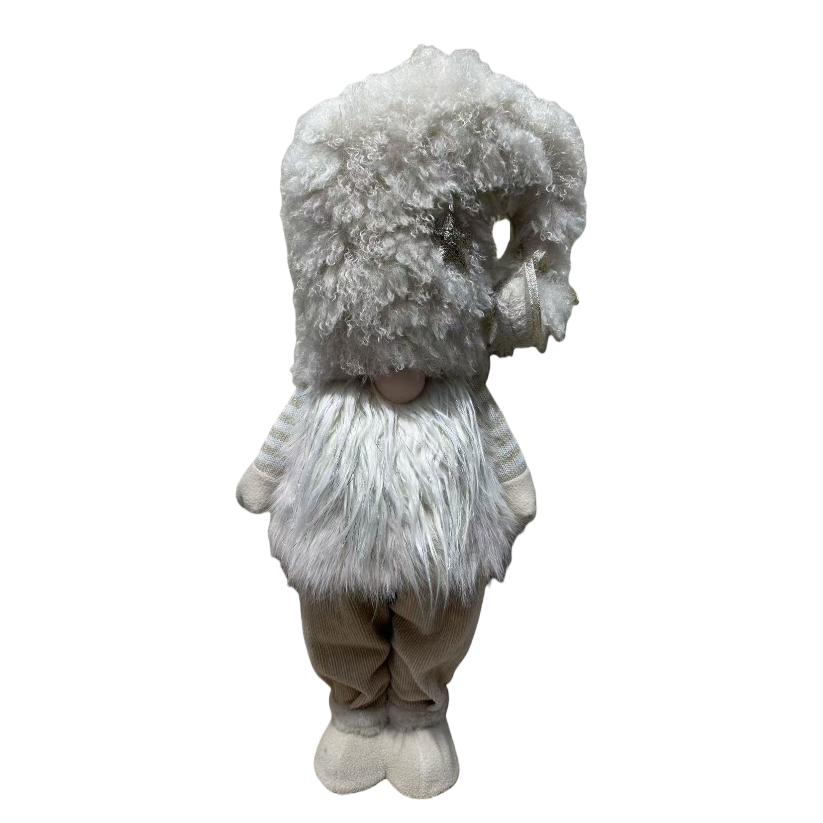 White curly plush toys, plush figurines, cute throw pillows, home decoration toys Item Picture