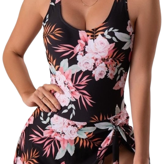 ملابس سباحة سوداء، ملابس سباحة لايكا الواقية من الشمس Item Picture