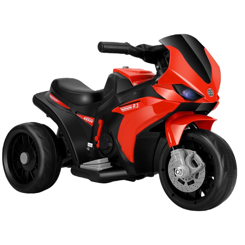 دراجة بخارية حمراء داكنة اللون Item Picture
