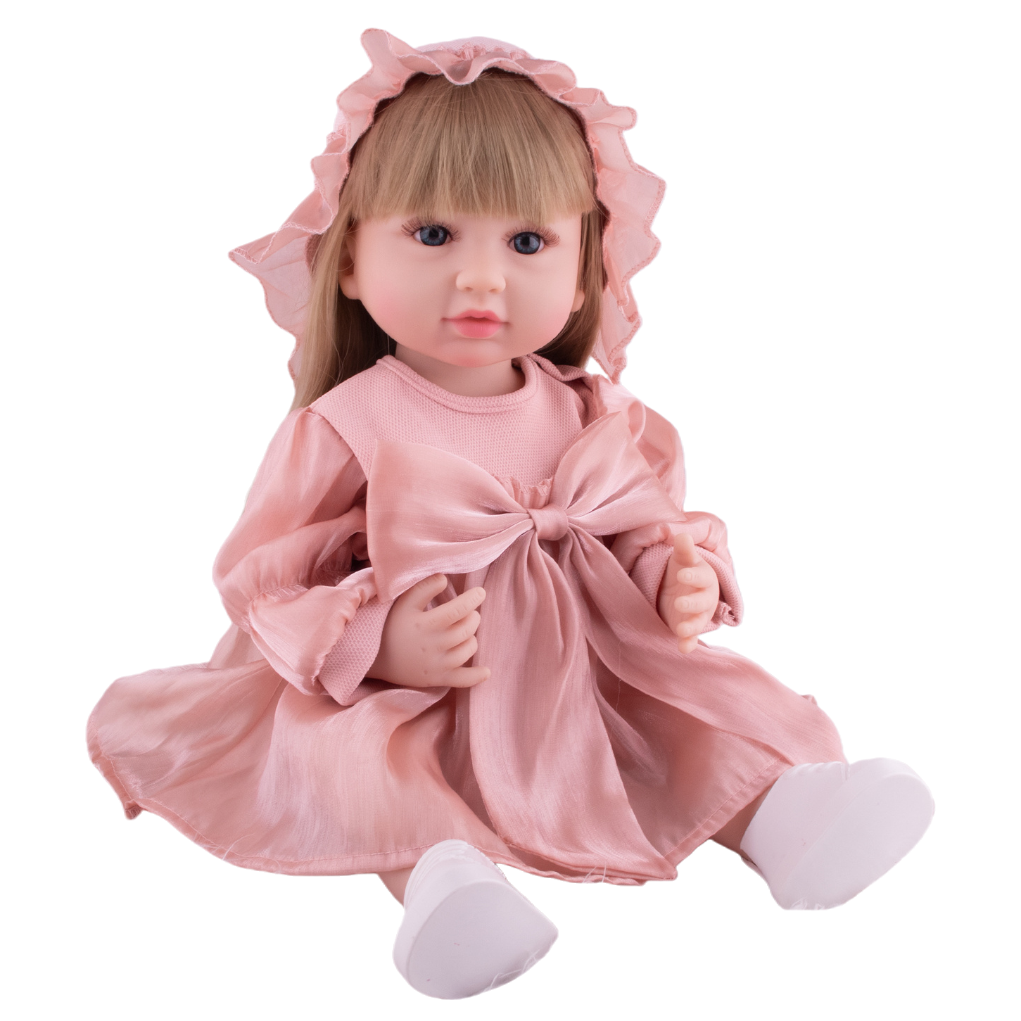 A new pink doll-style dress for women's summer, sweet and slimming A-line dress Item Picture