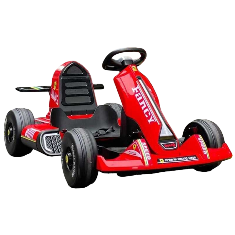Red children's go-kart electric remote control off-road toy car, household inflatable model Item Picture