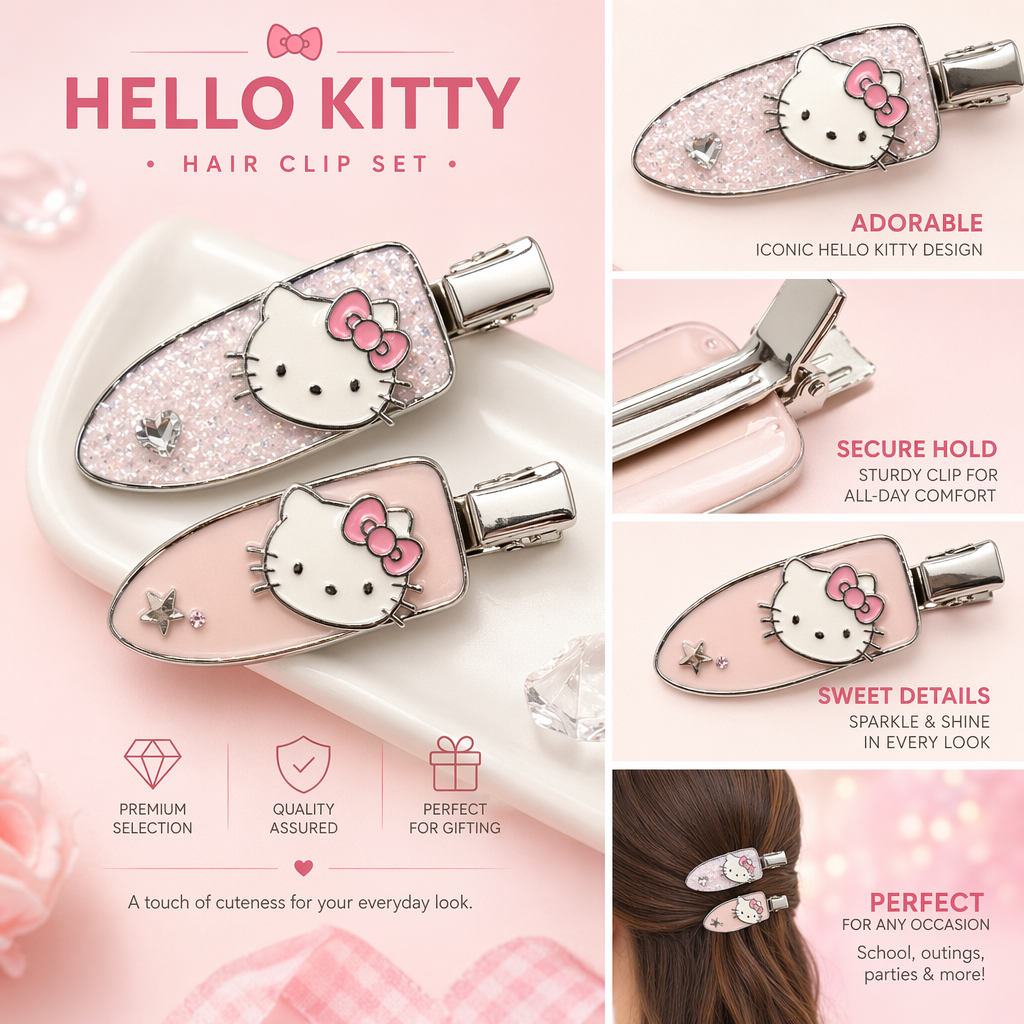 Pink 1 pearl grab clip hair clip accessory, sweet and girlish style hair clip pic 1