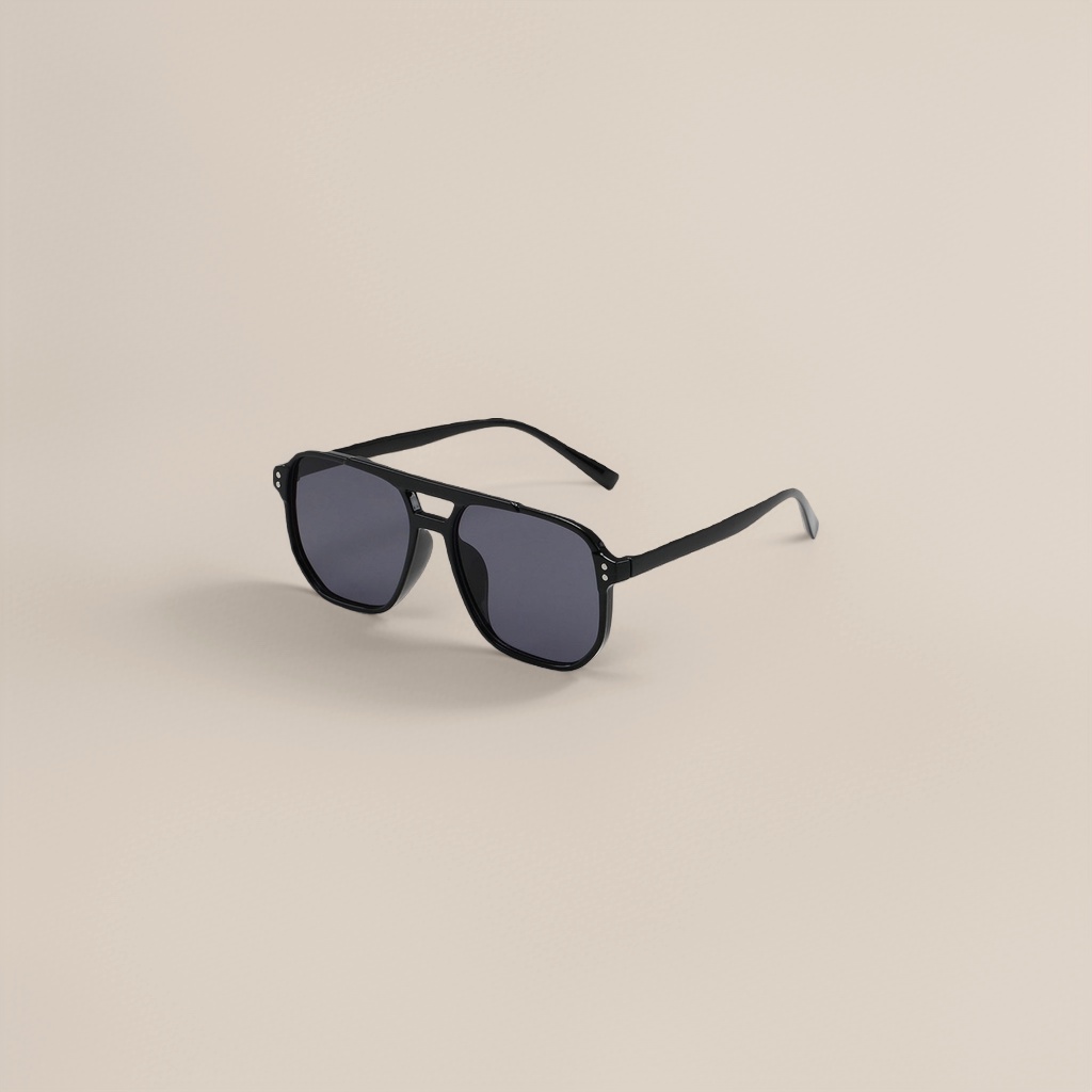 Gafas de sol black aviador moda versátil protección uv polarizada shades details Picture