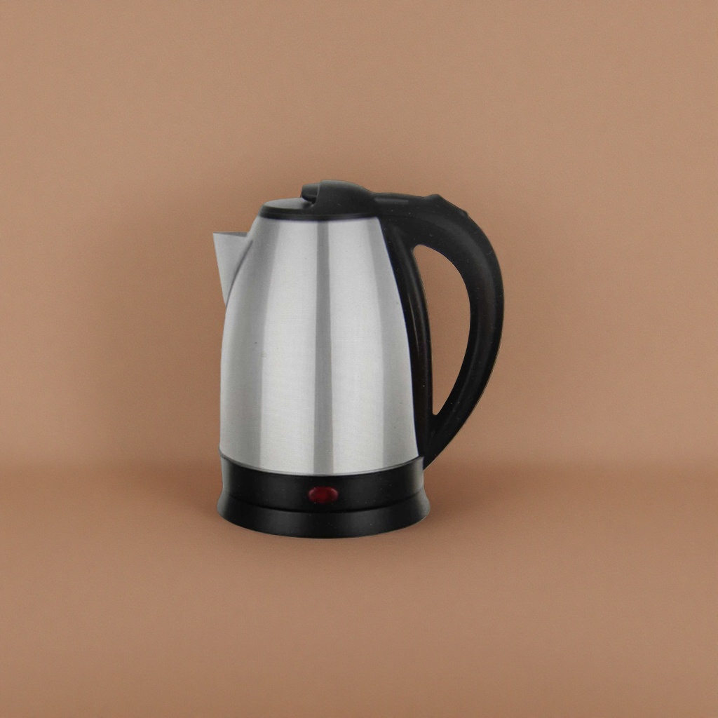 Silver electric kettle, 304 stainless steel, kitchen quick heating silent kettle, office home details Picture