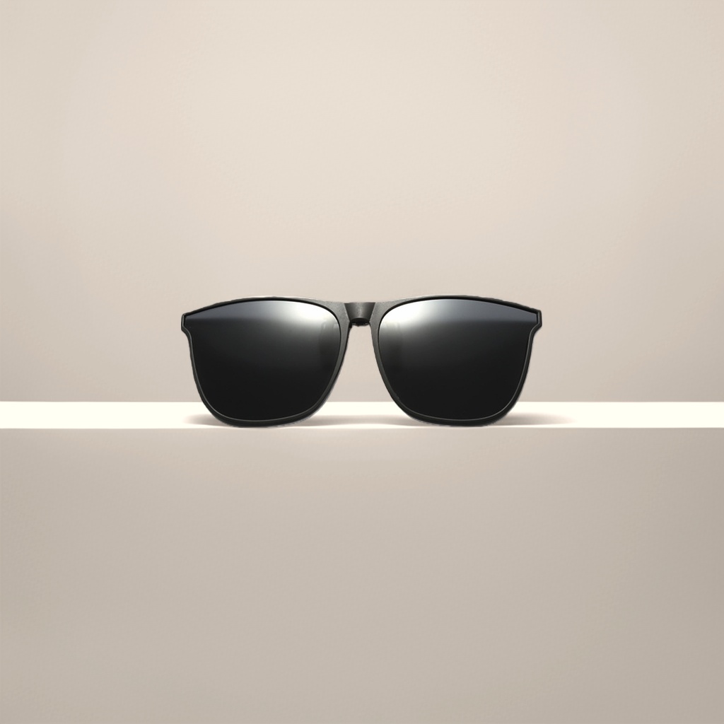 The lightweight TR90 black sunglasses frame offers 400 UV protection and are suitable for daily commuting and driving Application Scenario