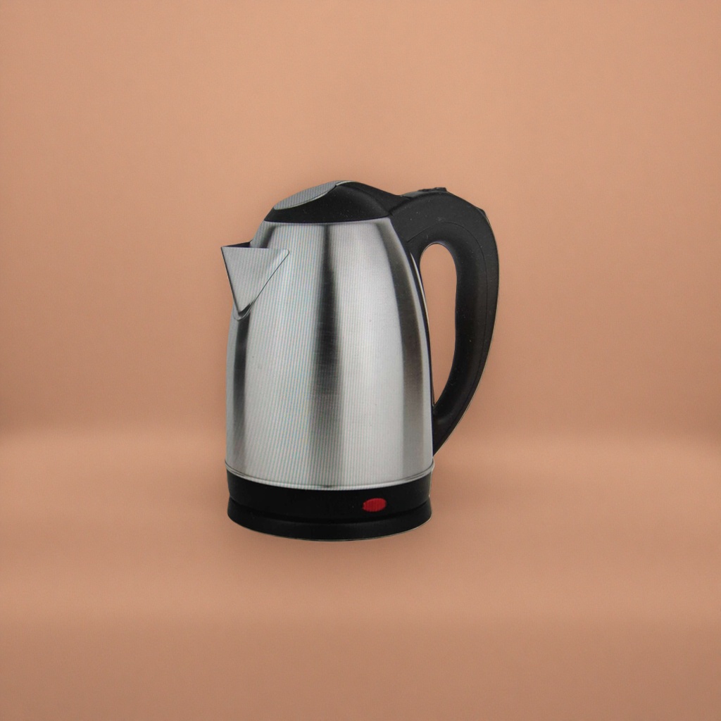 Silver electric kettle, 304 stainless steel, large capacity 1.7L office household kettle Specification image