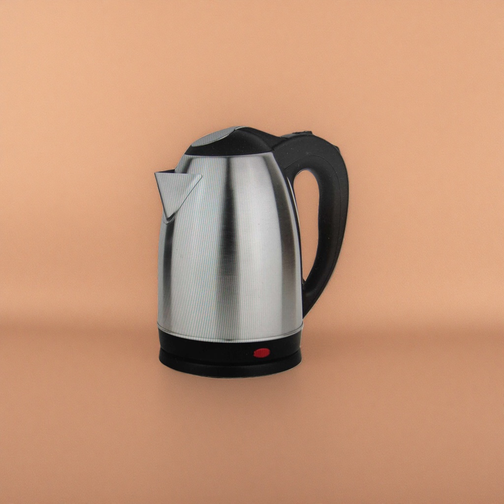 Silver electric kettle, 304 stainless steel, large capacity 1.7L office household kettle Application Scenario
