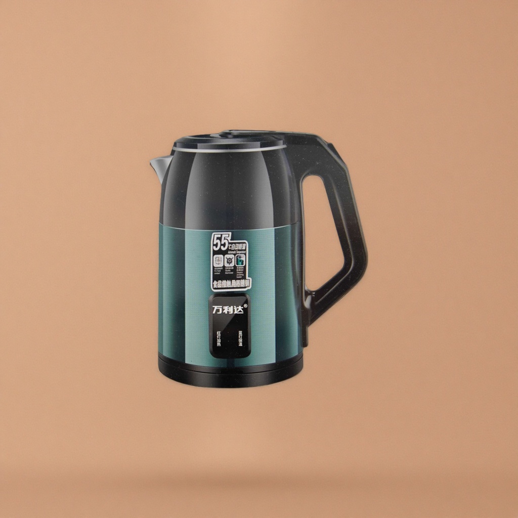 Green electric kettle for household quick water heating and heat preservation, integrated 1.7L silent heating Specification image
