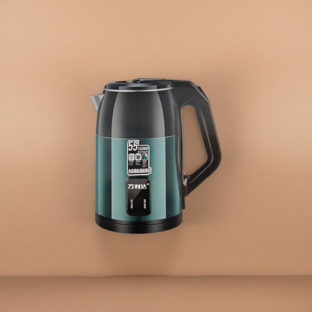 Green electric kettle for household quick water heating and heat preservation, integrated 1.7L silent heating details Picture