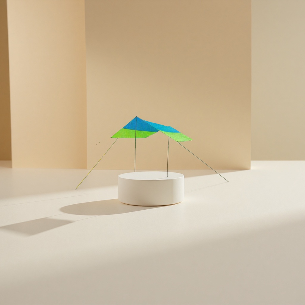 معدات تخييم متنقلة مضادة للماء والرياح لخيام تخييم زرقاء خضراء مزدوجة اللون Specification image