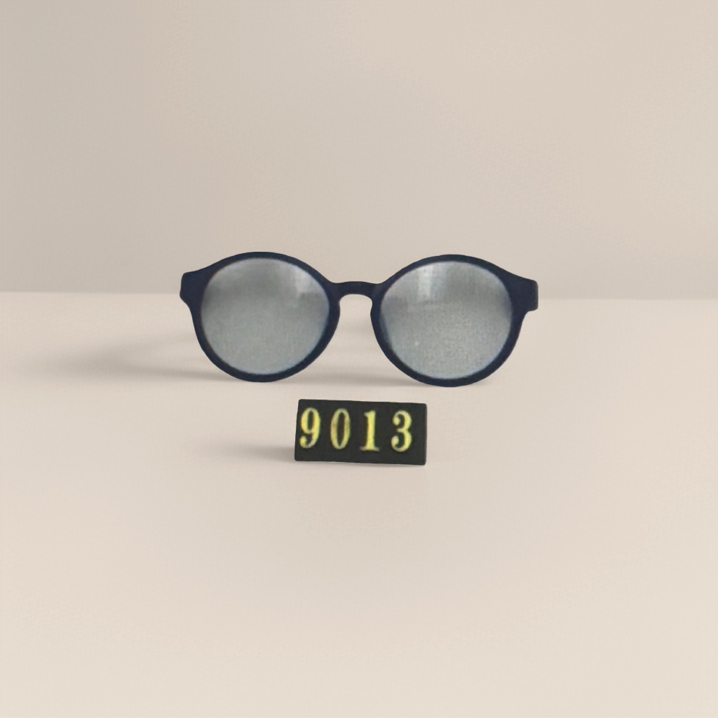 The black round-framed glasses are fashionable and retro. The metal frame is light, comfortable and versatile for daily use