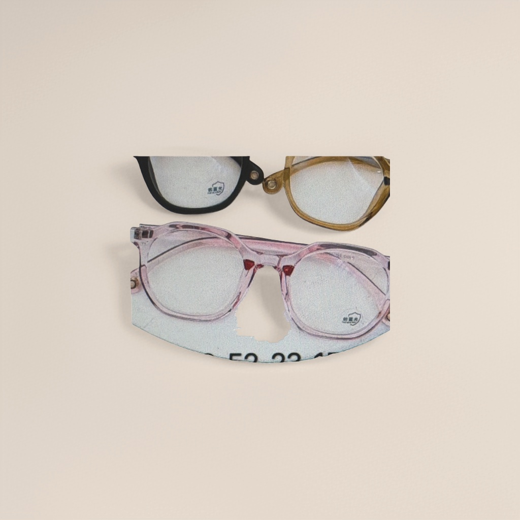 Pink transparent frame glasses are fashionable, light, anti-slip and comfortable, suitable for both men and women