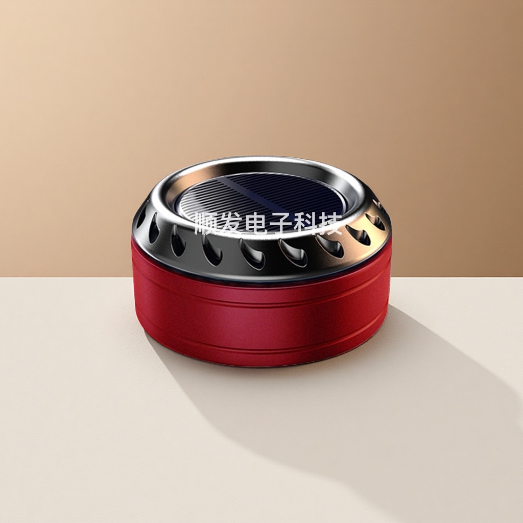 جهاز تنقية الهواء في سيارة اسطوانية حمراء Specification image