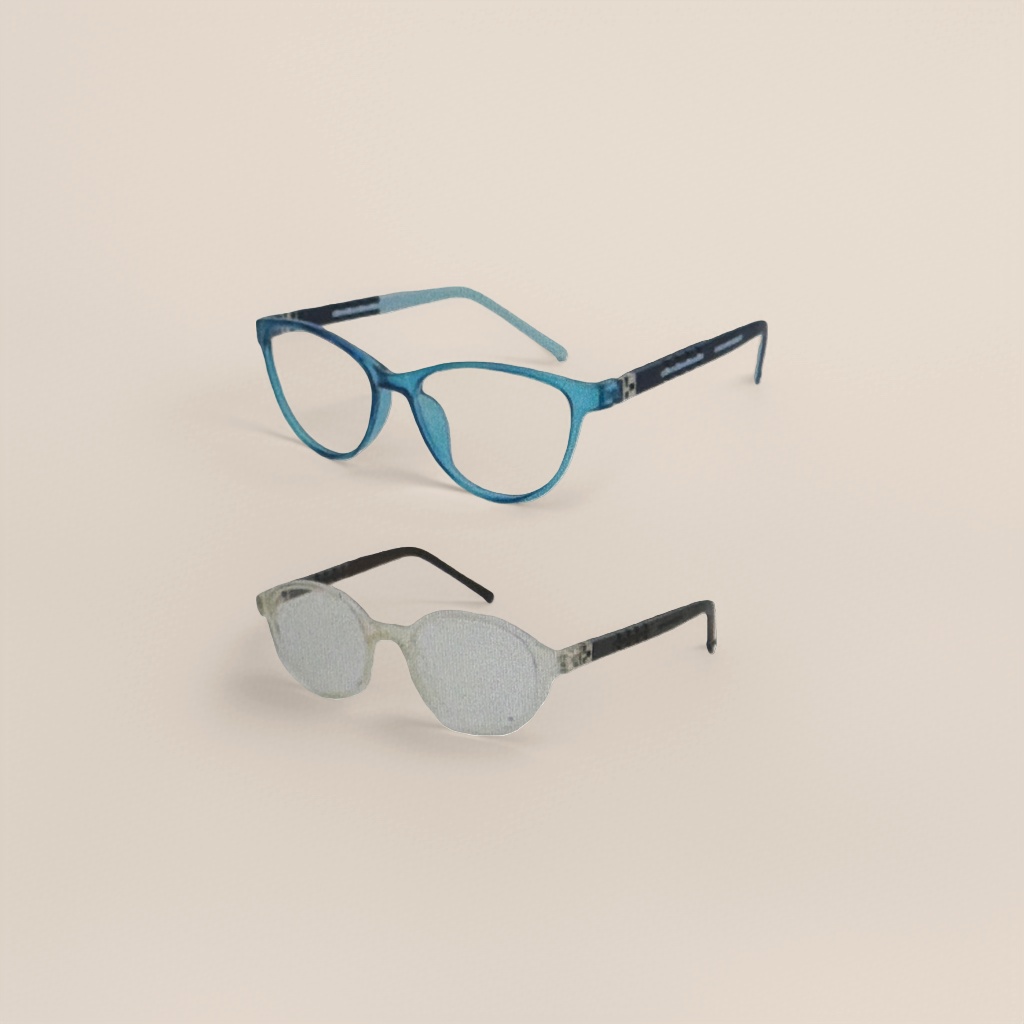 Blue gradient glasses frame C6 transparent black pattern glasses frame C8 fashionable and lightweight titanium alloy frame