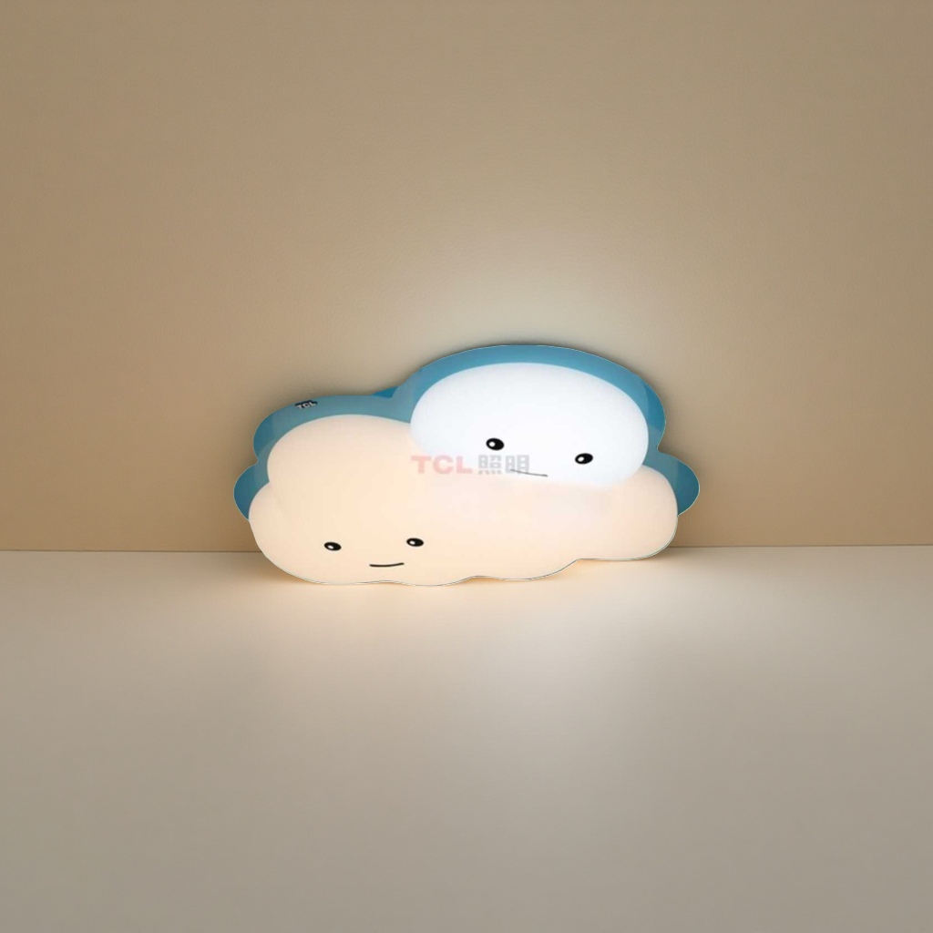 Cloud-shaped LED ceiling lamp for bedroom, children's room, Nordic style and simple living room lighting details Picture
