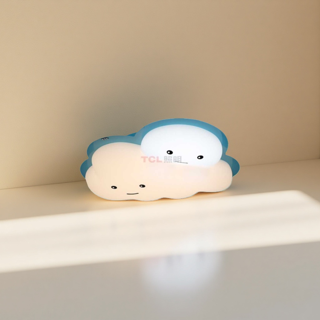 Cloud-shaped LED ceiling lamp for bedroom, children's room, Nordic style and simple living room lighting Application Scenario
